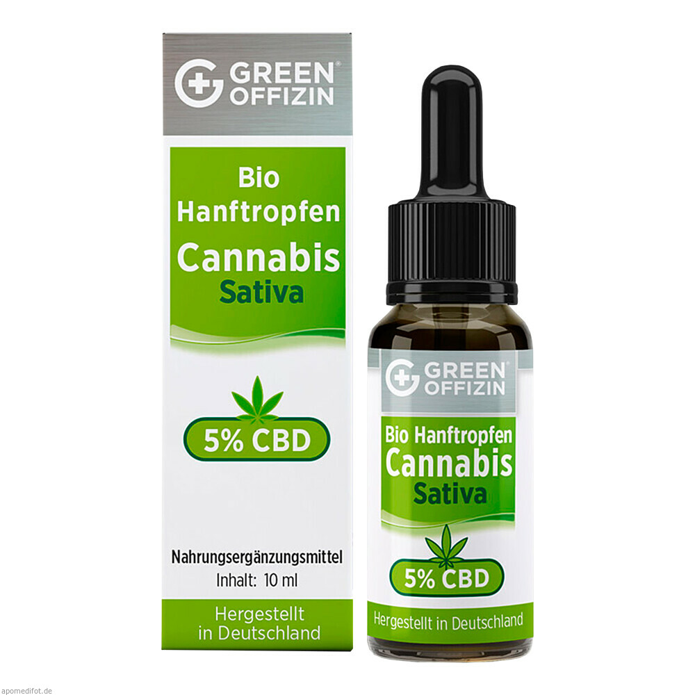 Green Offizin Bio Hanftropfen 5% CBD 10ml