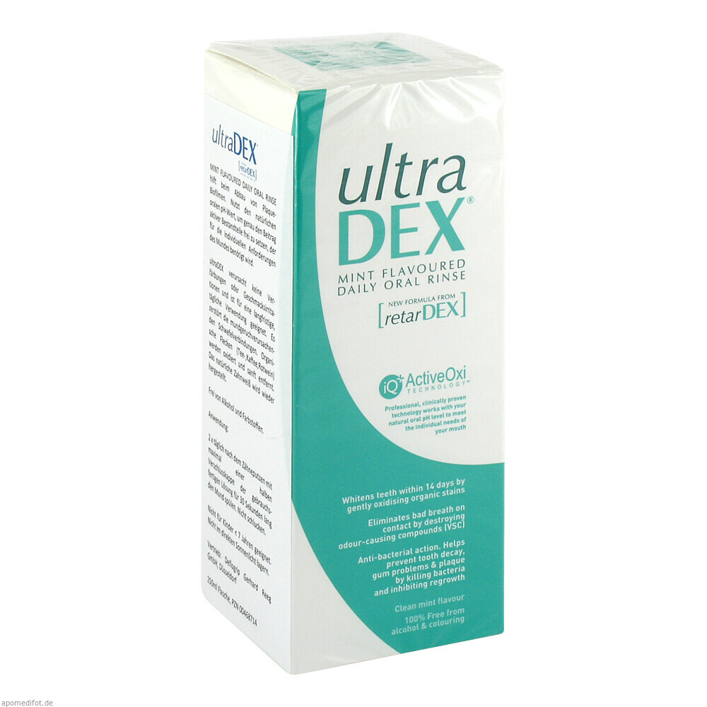 UltraDEX Mundspülung Mint antibakt.Stab.Chlorind