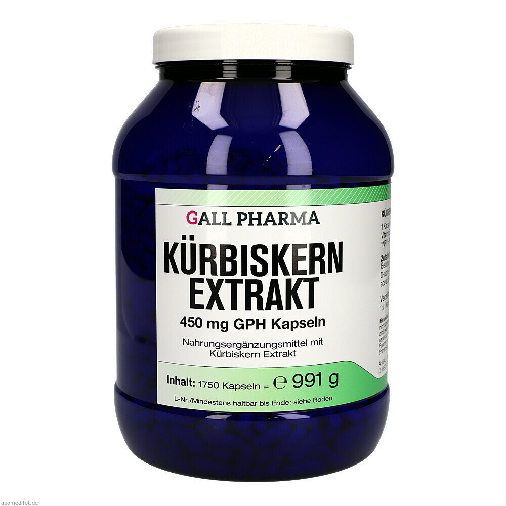 KÜRBISKERN EXTRAKT 450MG GPH KAPSELN