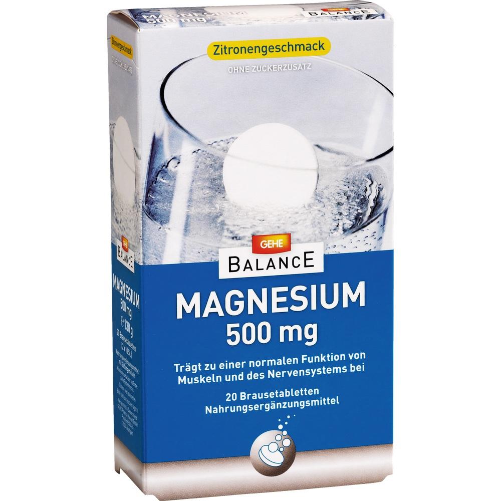 GEHE BALANCE Magnesium 500mg Brausetabletten