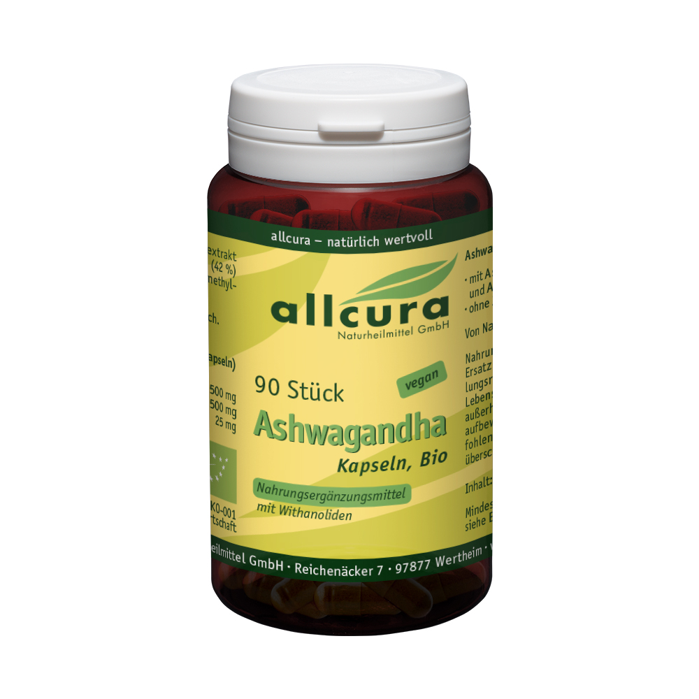 Ashwagandha Bio mit Extrakt KSM 66