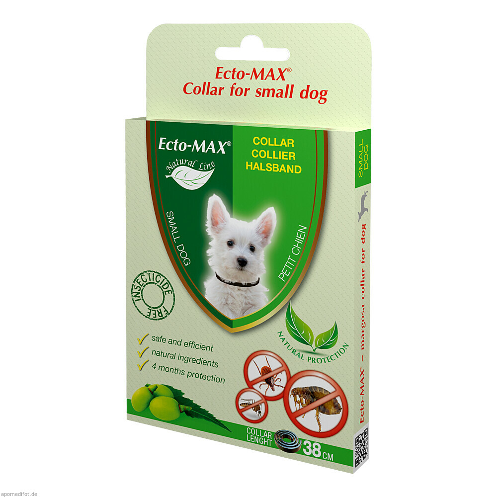 Floh- und Zeckenschuzhalsband f. Hunde Ecto-MAX