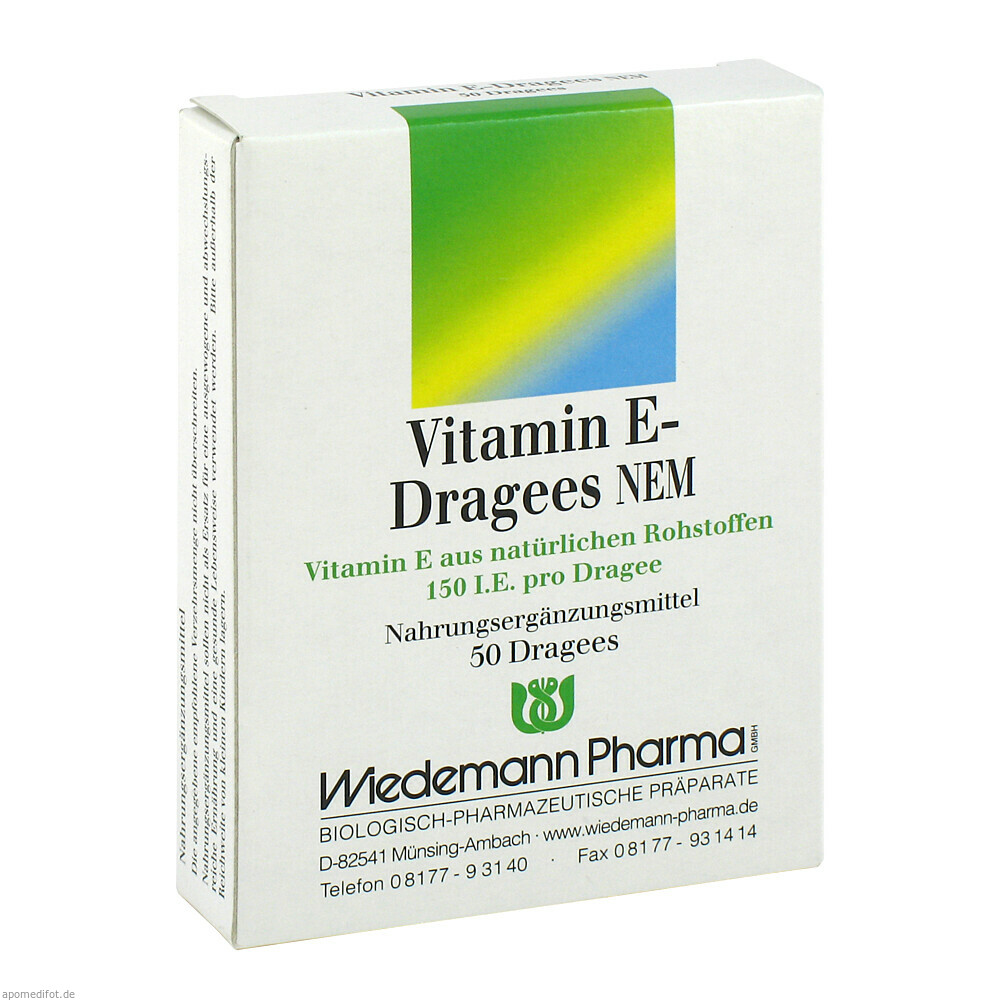 Vitamin E-Dragees NEM