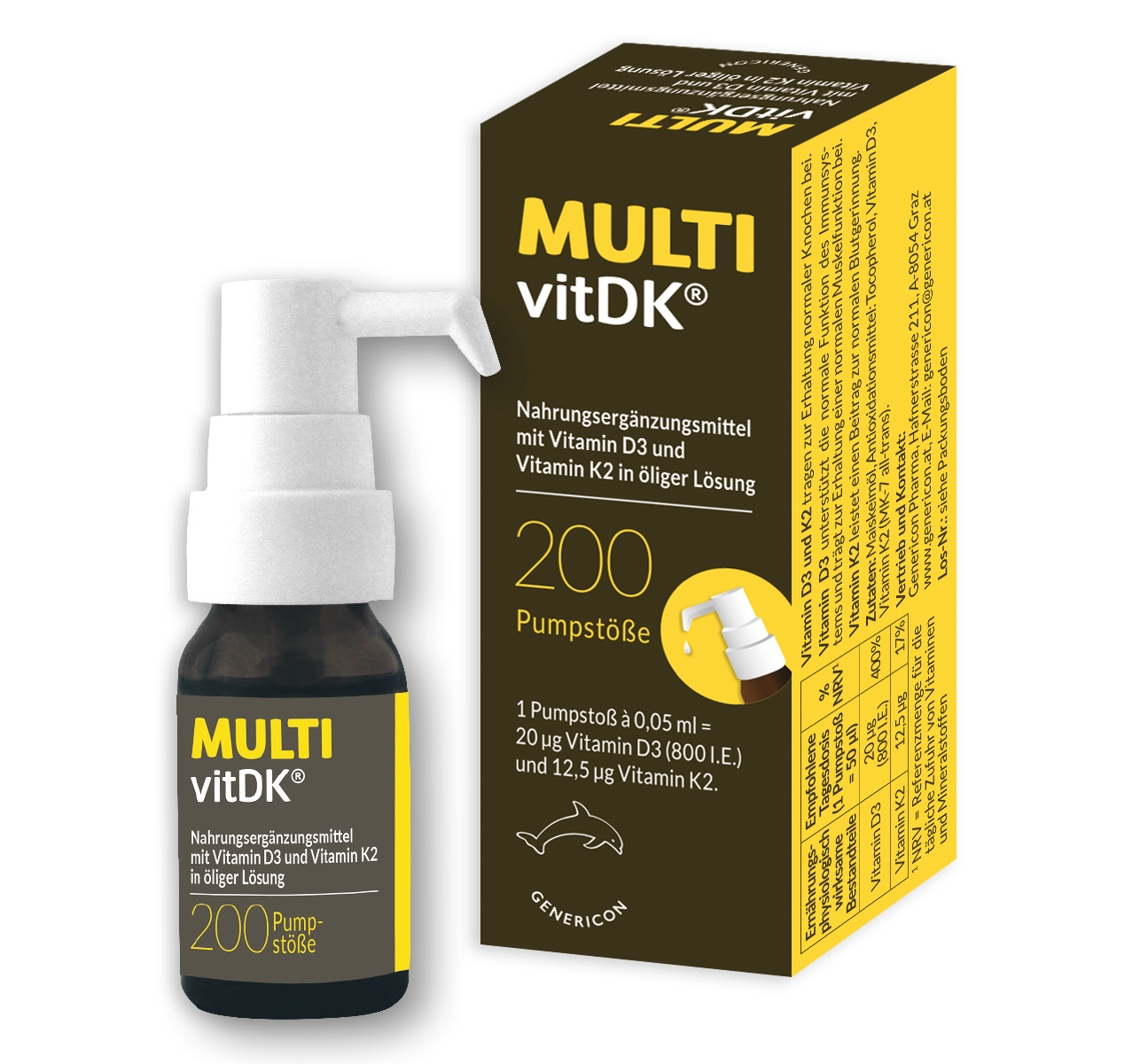 MULTIvitDK Lösung Vitamin D3+K2