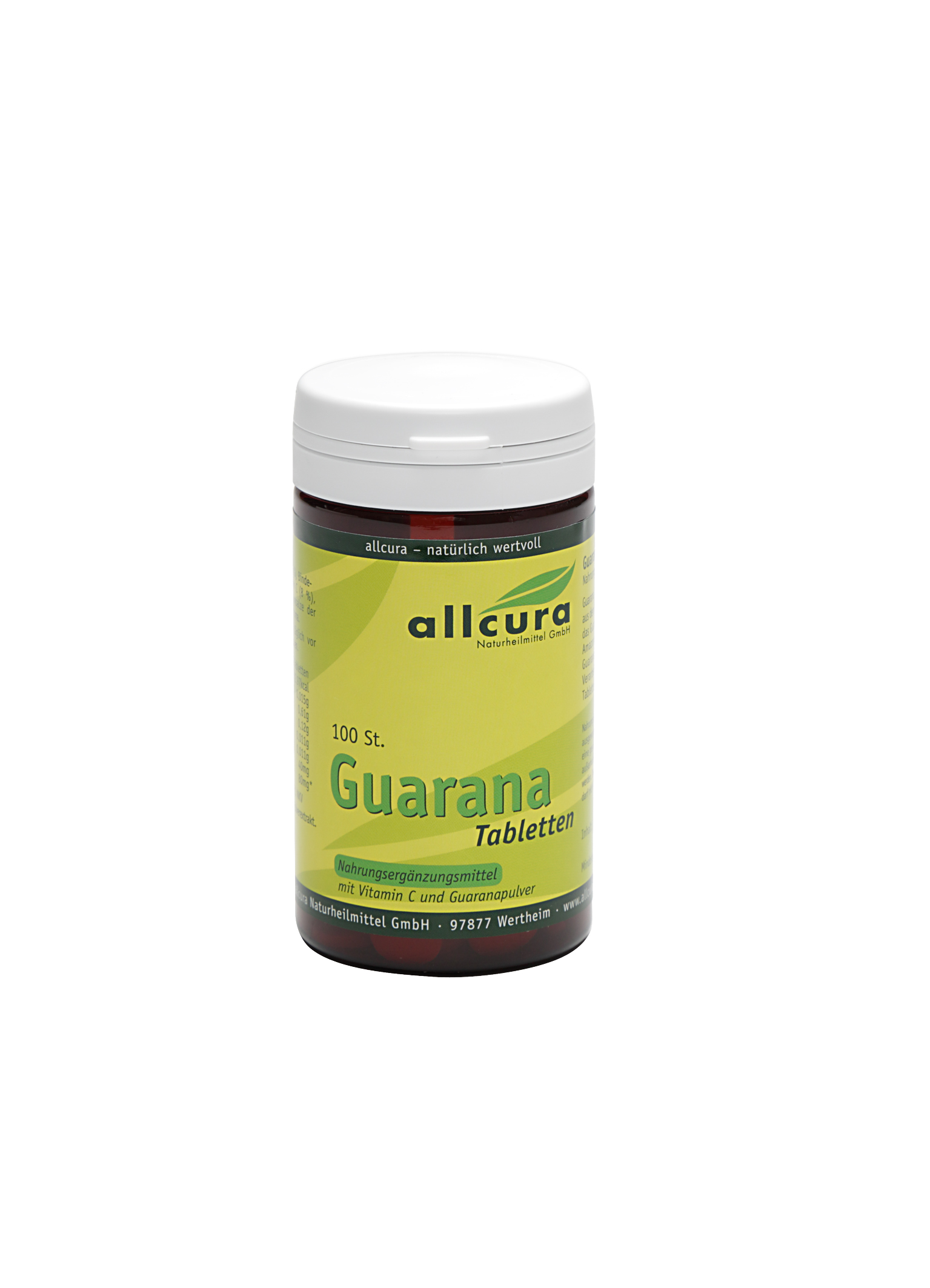 Guarana Tabletten 200mg Extraktpulver