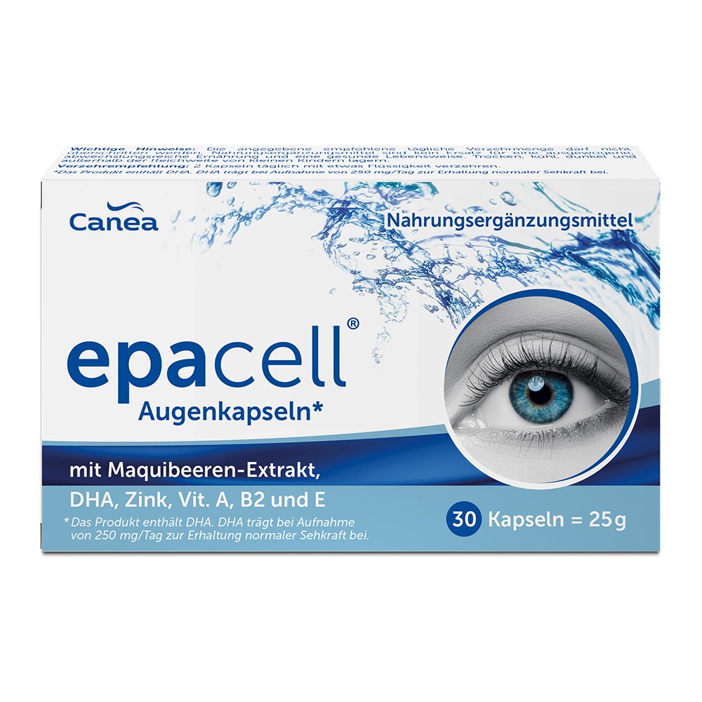 Epacell Augenkapseln mit Maquibeere DHA + EPA