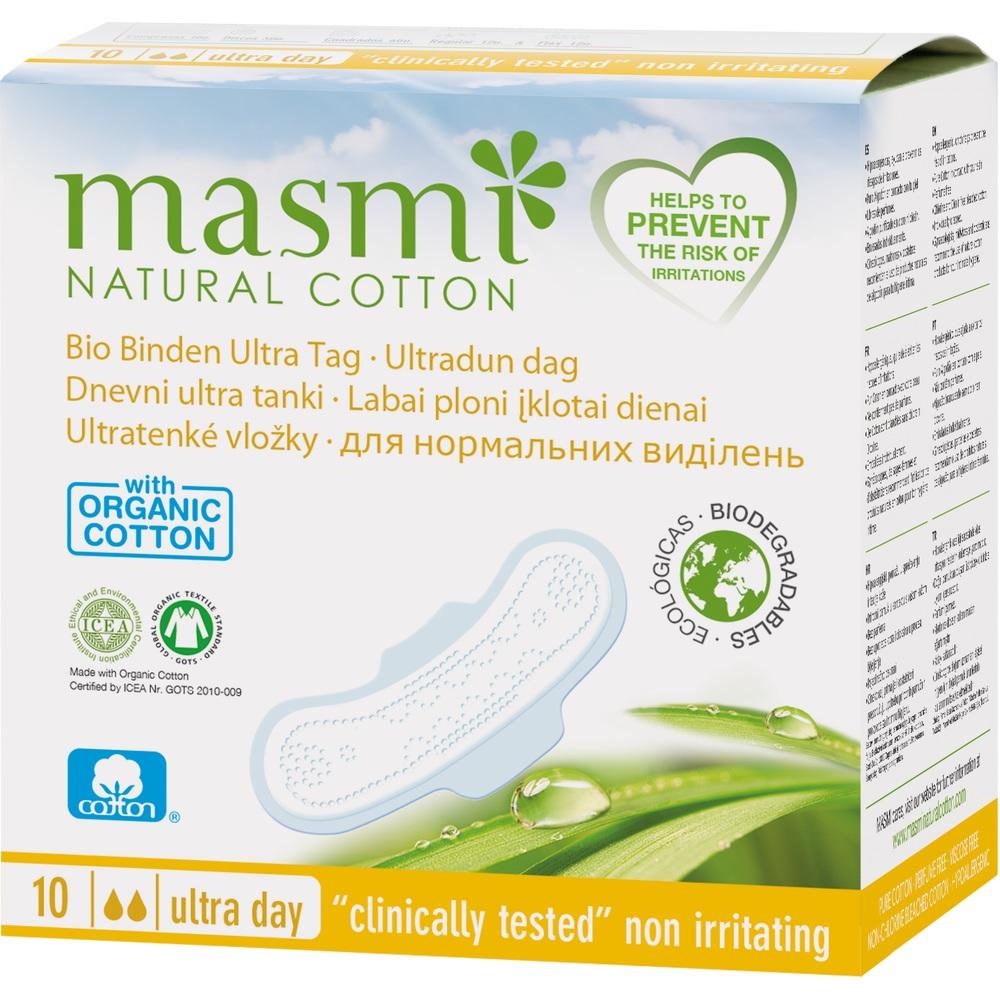 Bio Binden Ultra Tag 100% Bio Baumwolle MASMI
