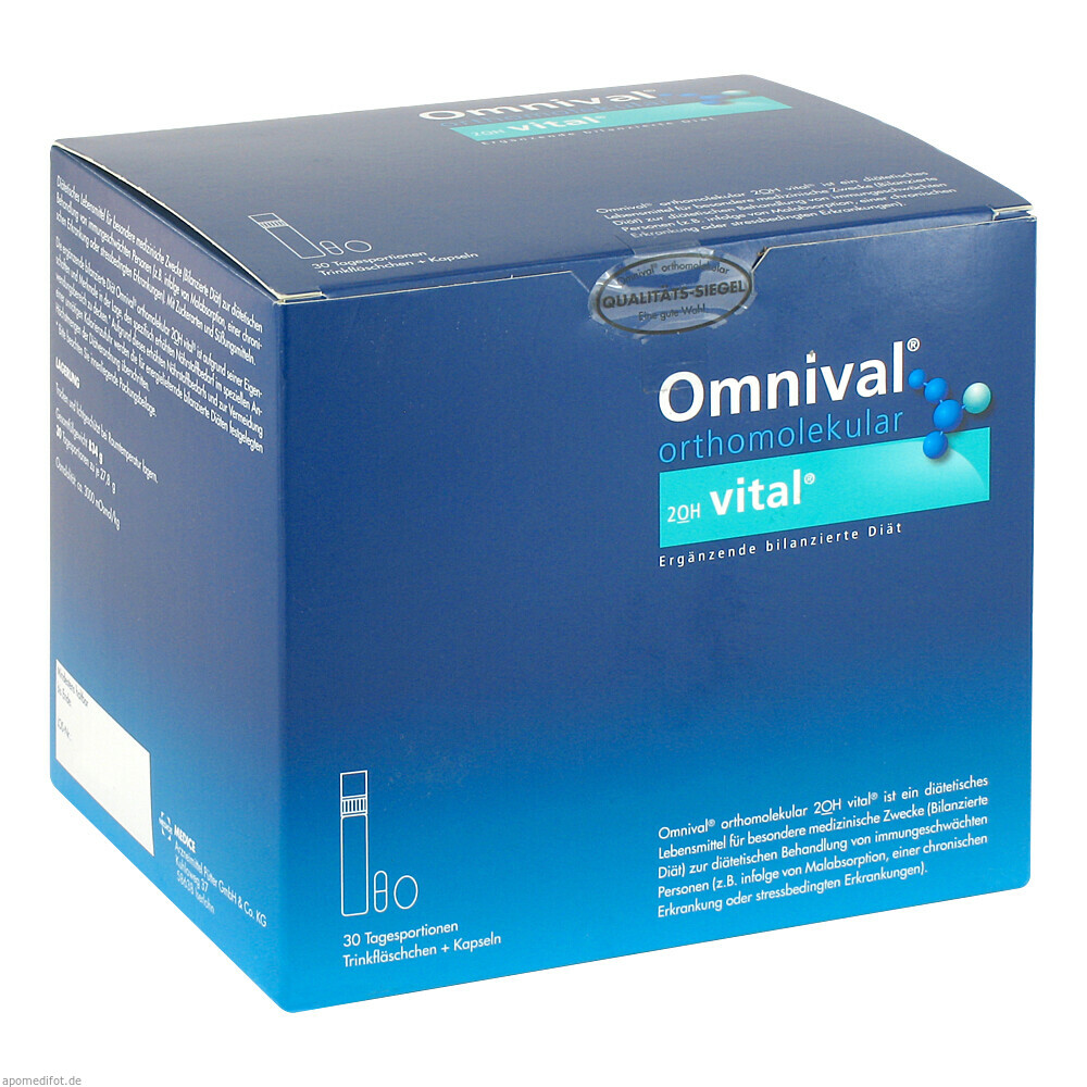 OMNIVAL orthomolekular 2OH vital 30 TP Trinkfl.
