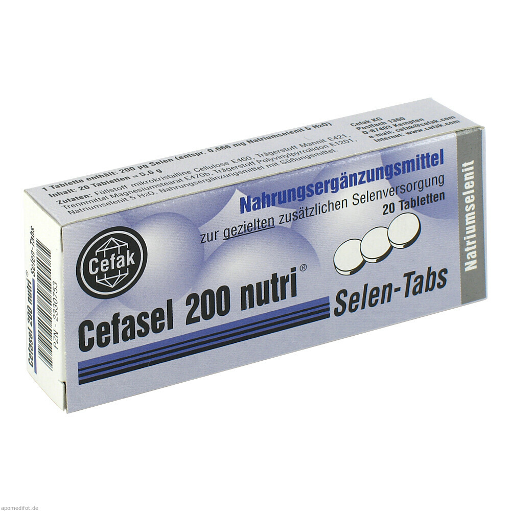Cefasel 200 nutri Selen-Tabs