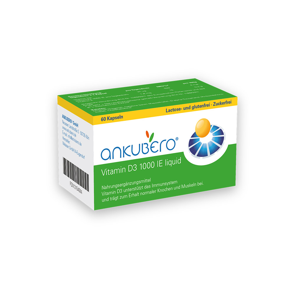 ANKUBERO Vitamin D3 1000 I.E. Liquidkapseln