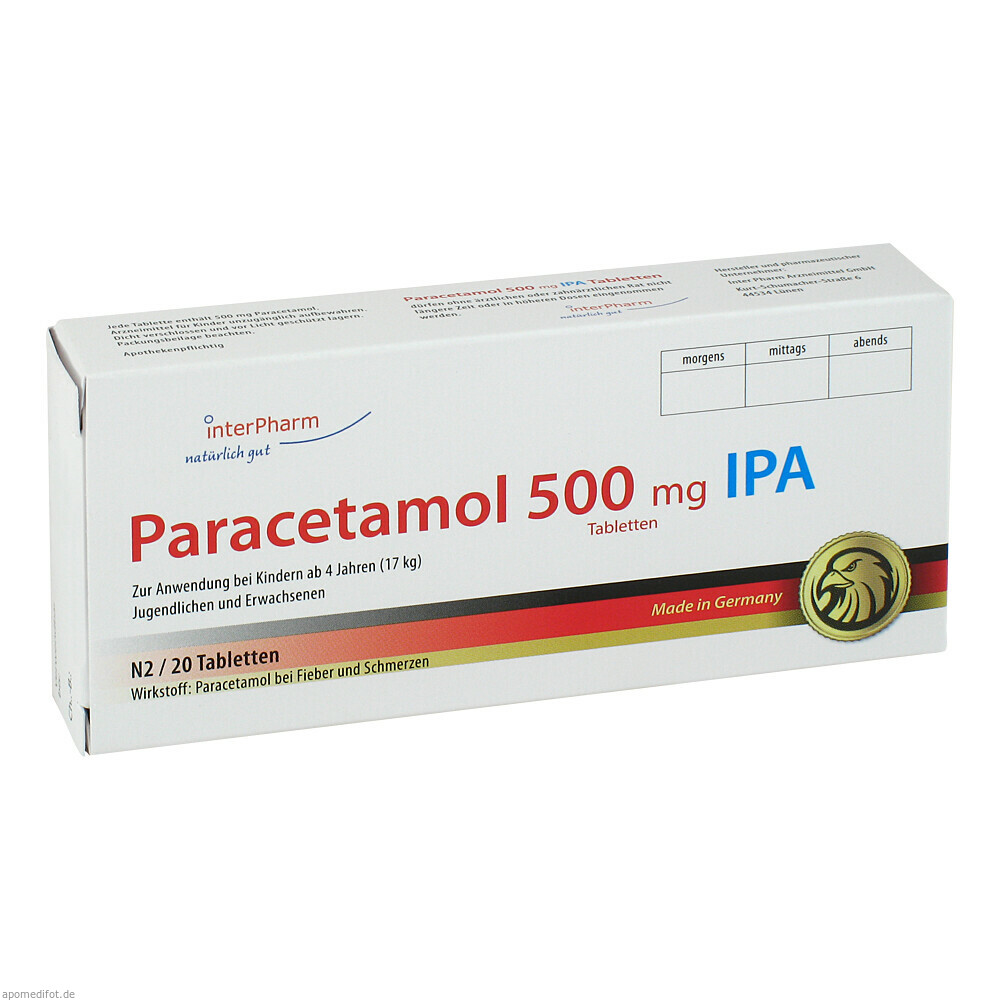 Paracetamol 500mg IPA