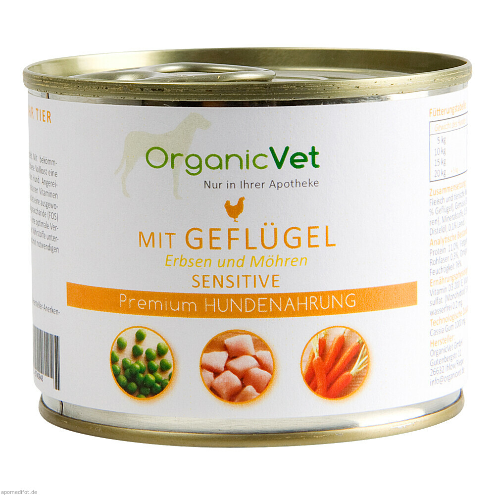 Dosennahrung Hund Sensitive Geflügel