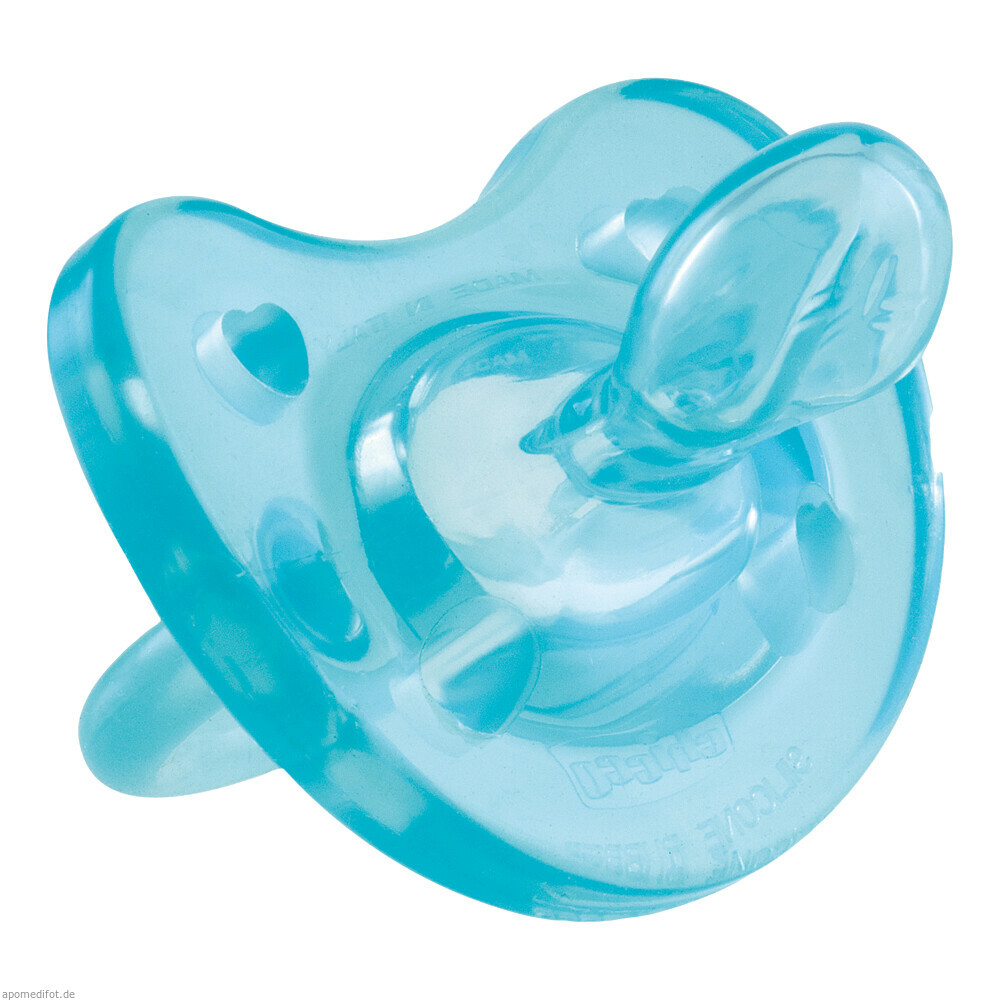 Sauger Physio Soft 100% Silikon blau CHICCO