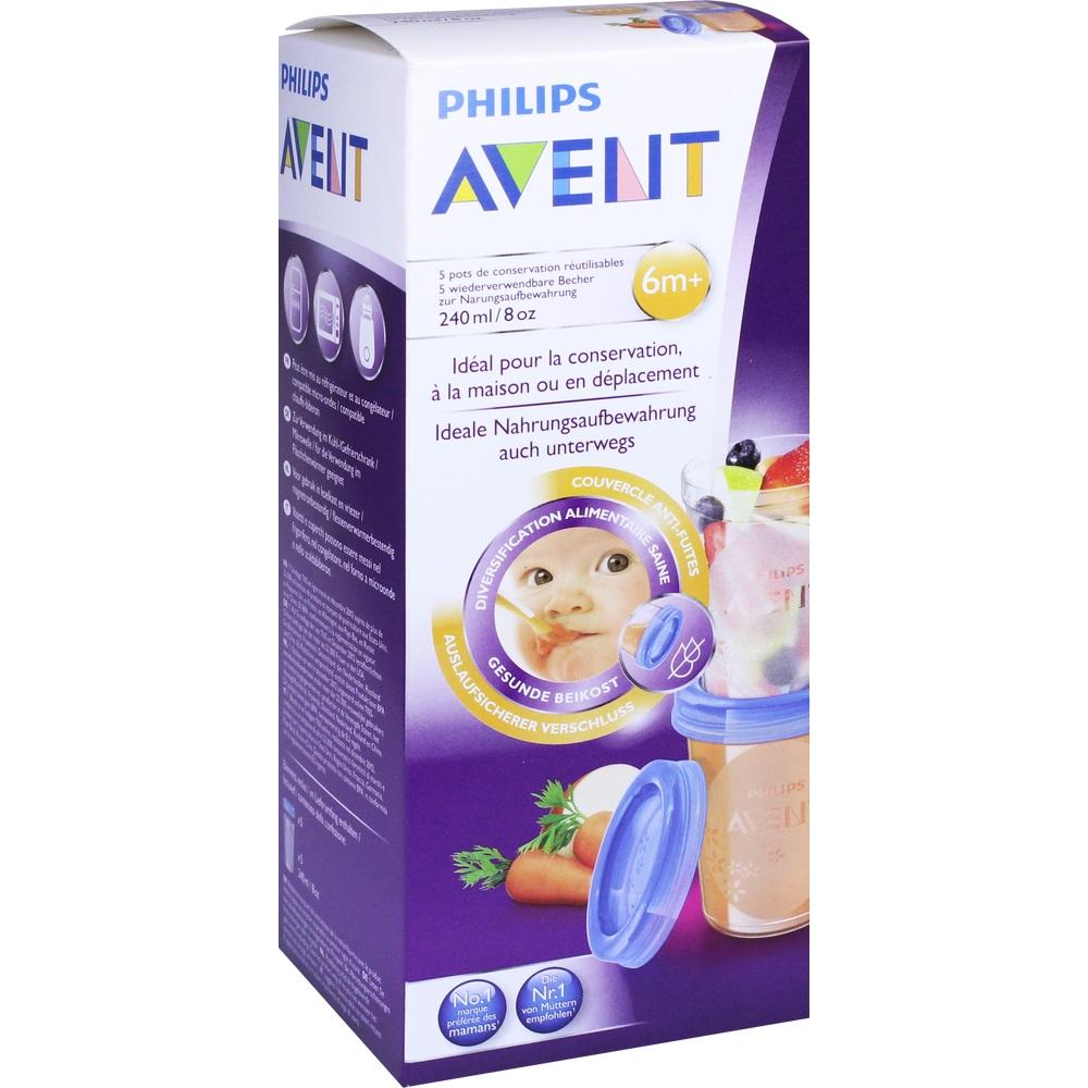 AVENT Aufbewahrungsbecher für Babynahrung