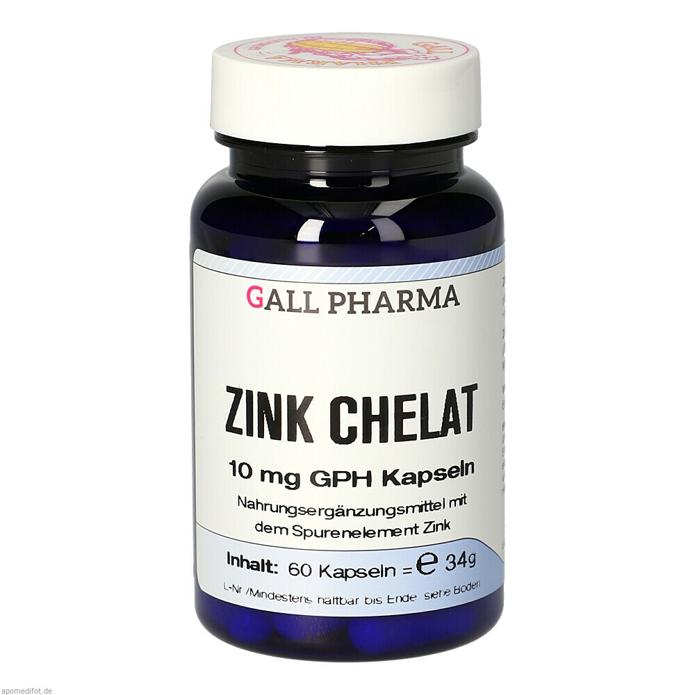 ZINK CHELAT 10mg GPH KAPSELN