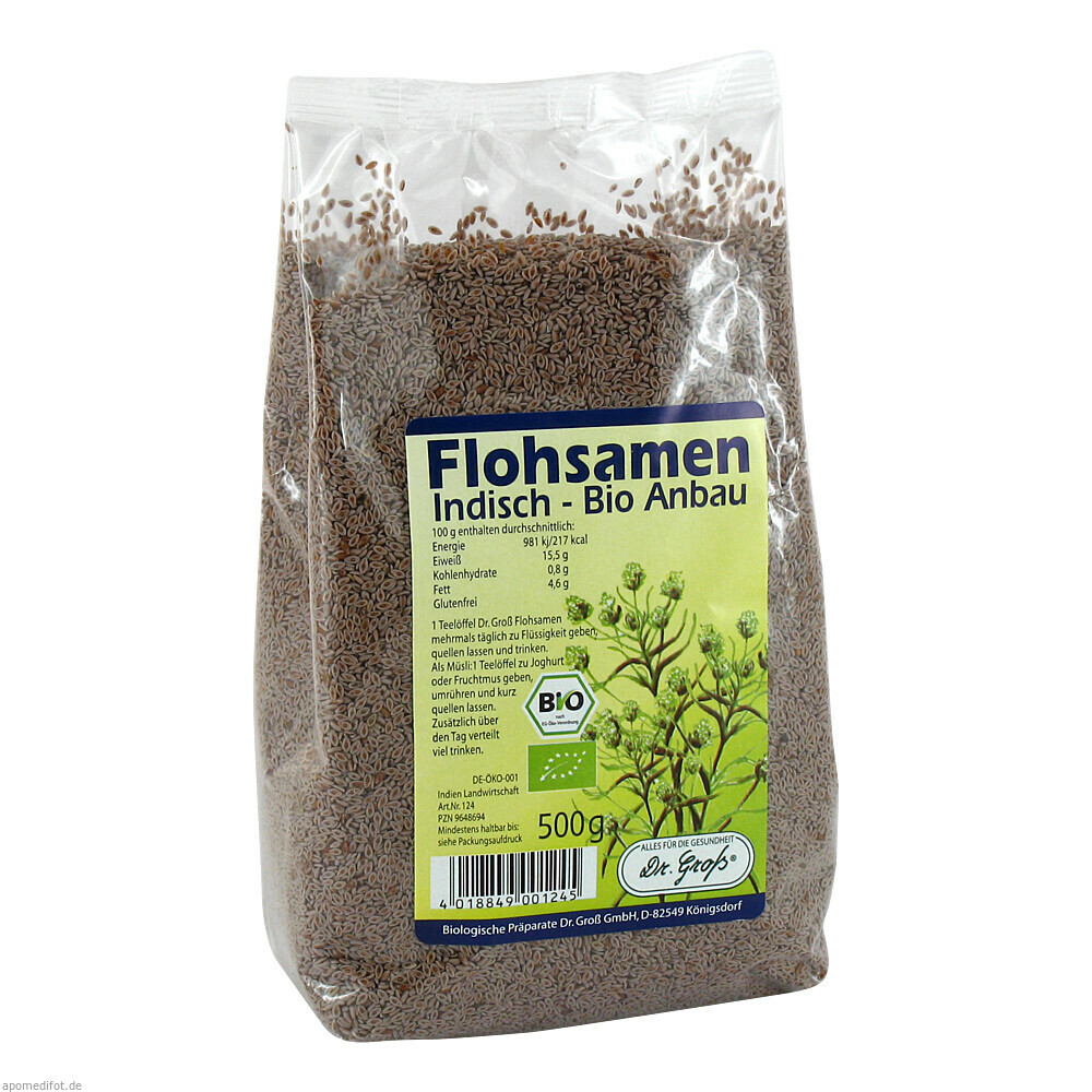 Flohsamen indisch bio