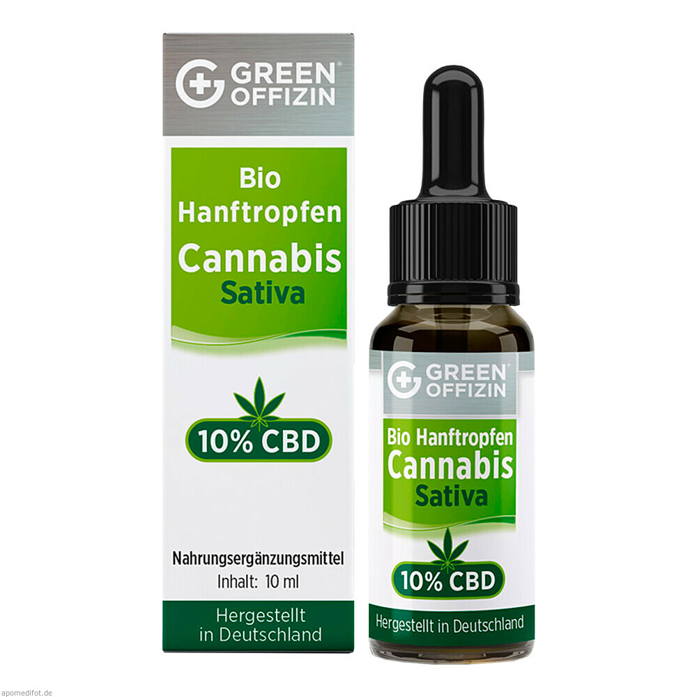 Green Offizin Bio Hanftropfen 10% CBD 10ml