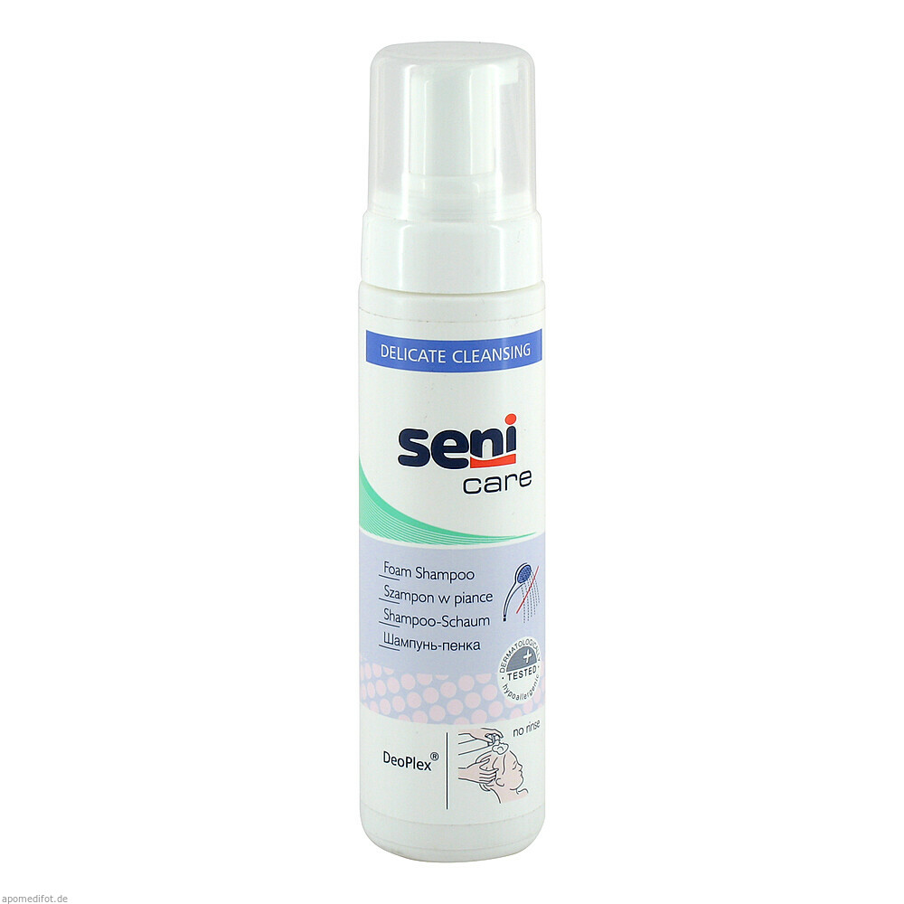 Seni Care Shampoo-Schaum
