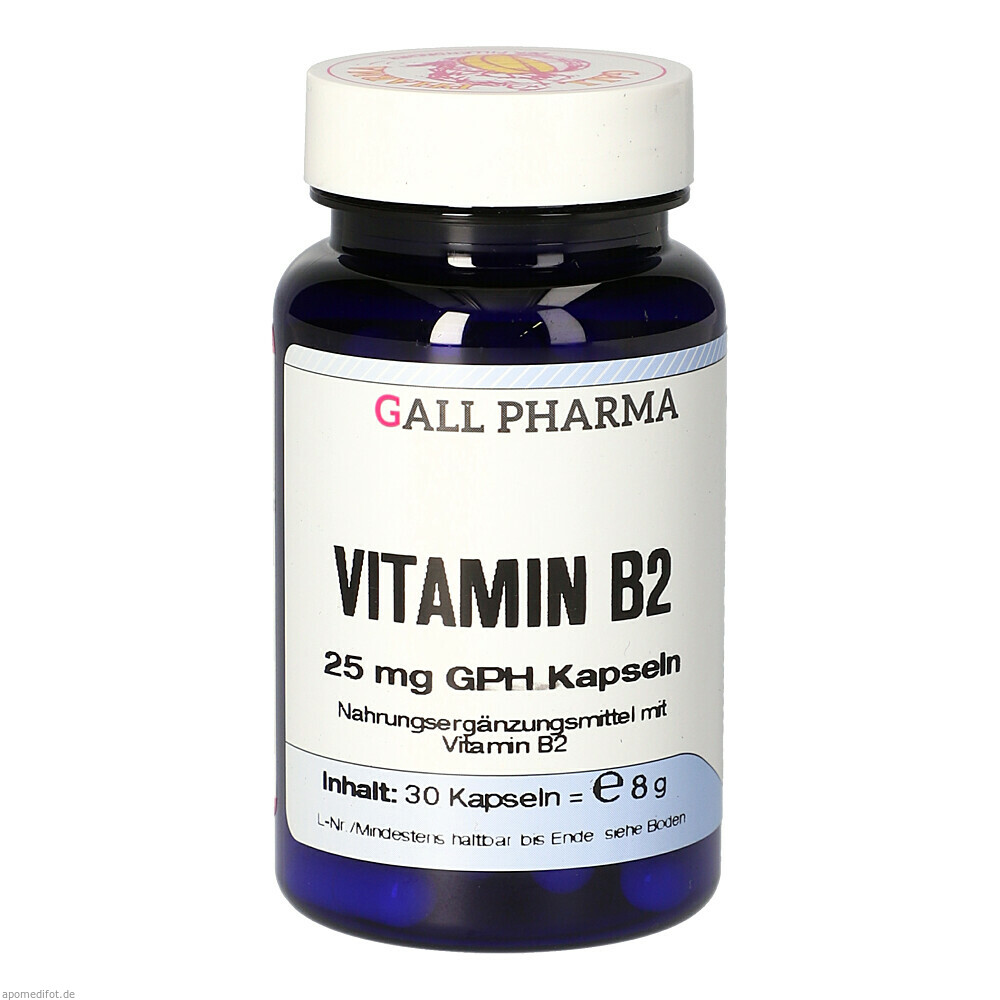 VITAMIN B2 25MG GPH KAPSELN