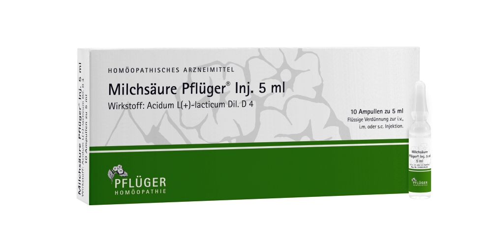 Milchsäure Pflüger Injektionslösung 5ml