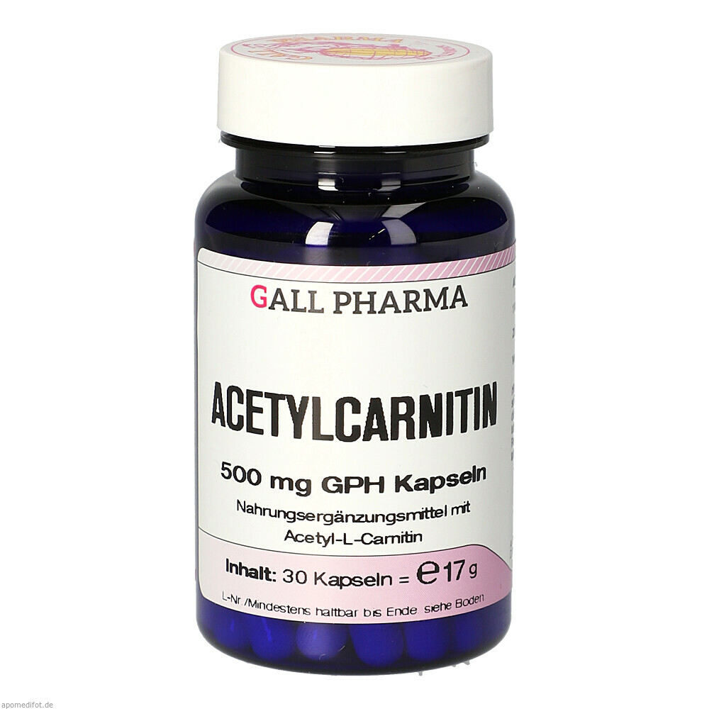 Acetylcarnitin 500mg GPH Kapseln