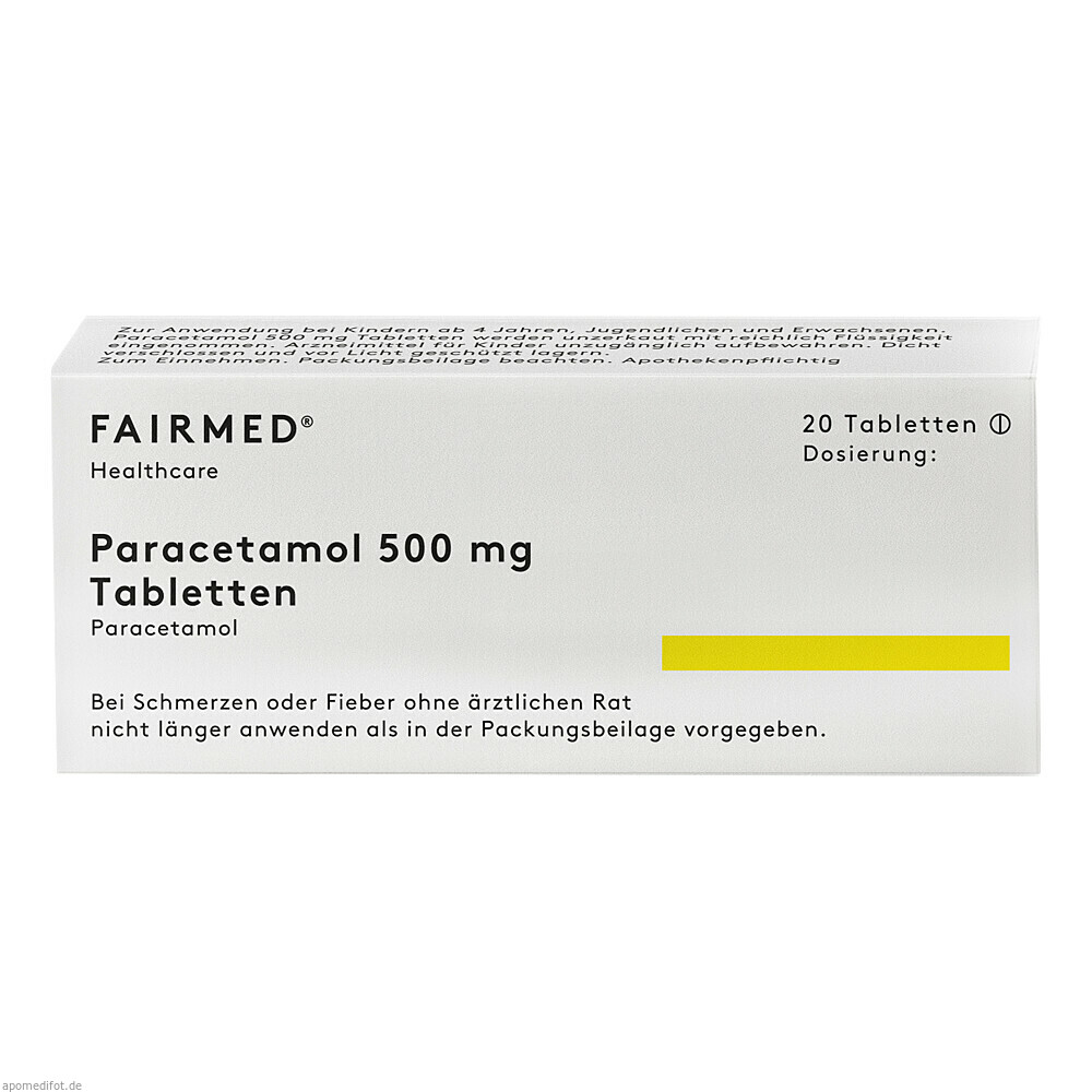 Paracetamol-Tabletten 500mg