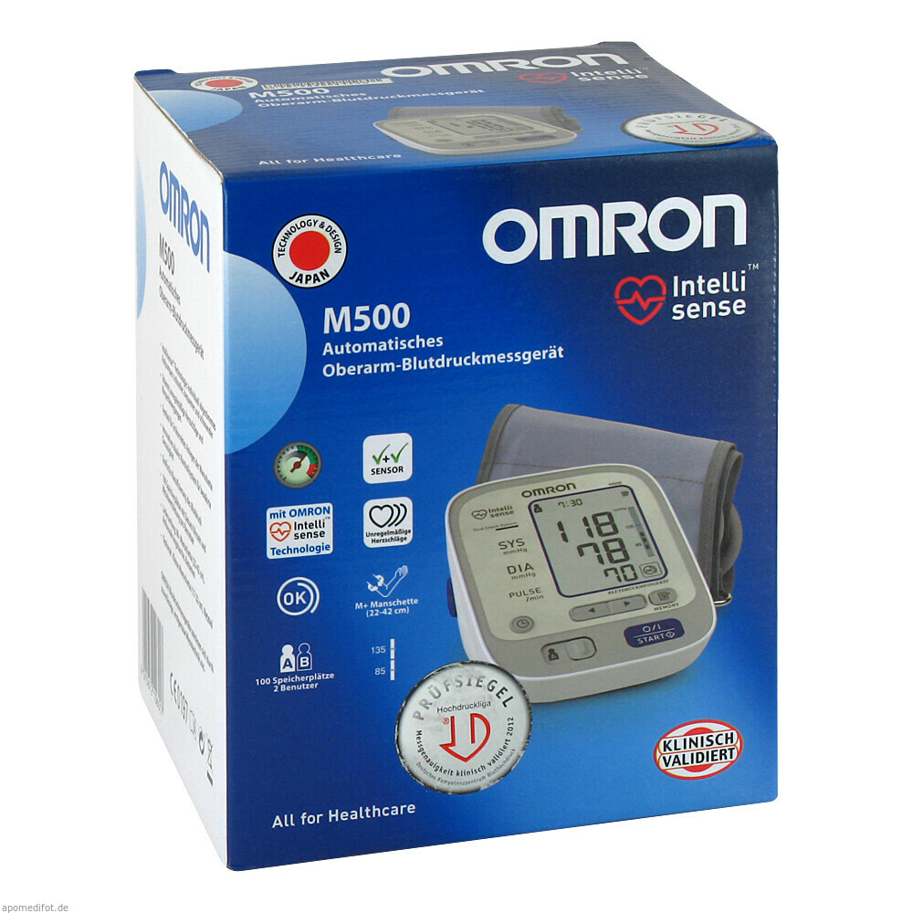 OMRON M500 Oberarm Blutdruckmessgerät