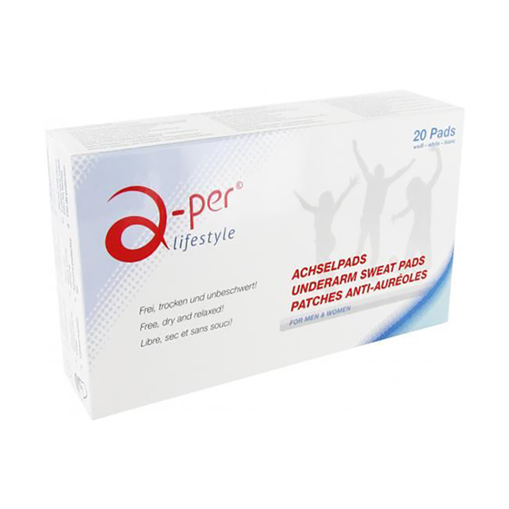 a-per Achselpads weiss