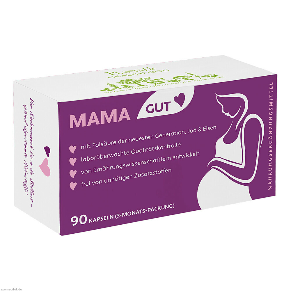 MAMAGUT Schwangerschaft m. Folsäure 3-Mon. - vegan