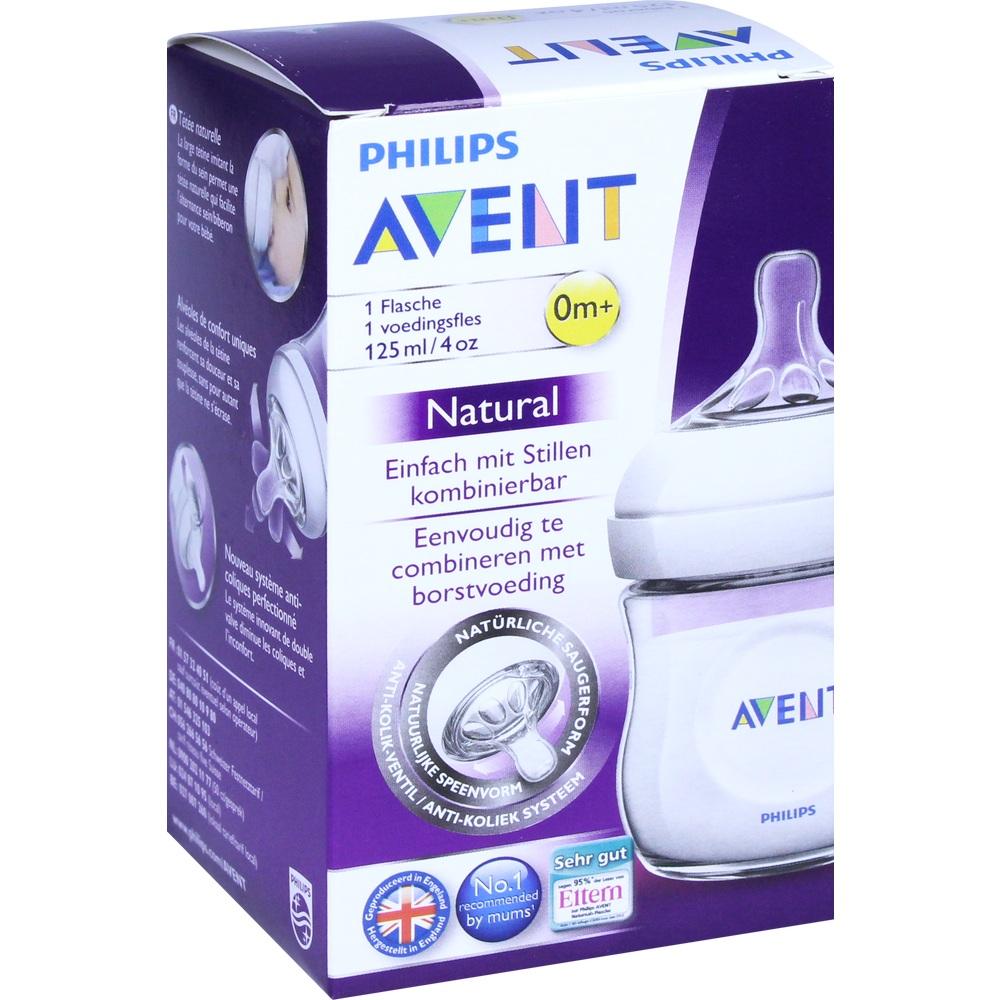 Avent 125ml PP Flasche nach dem Vorbild Natur