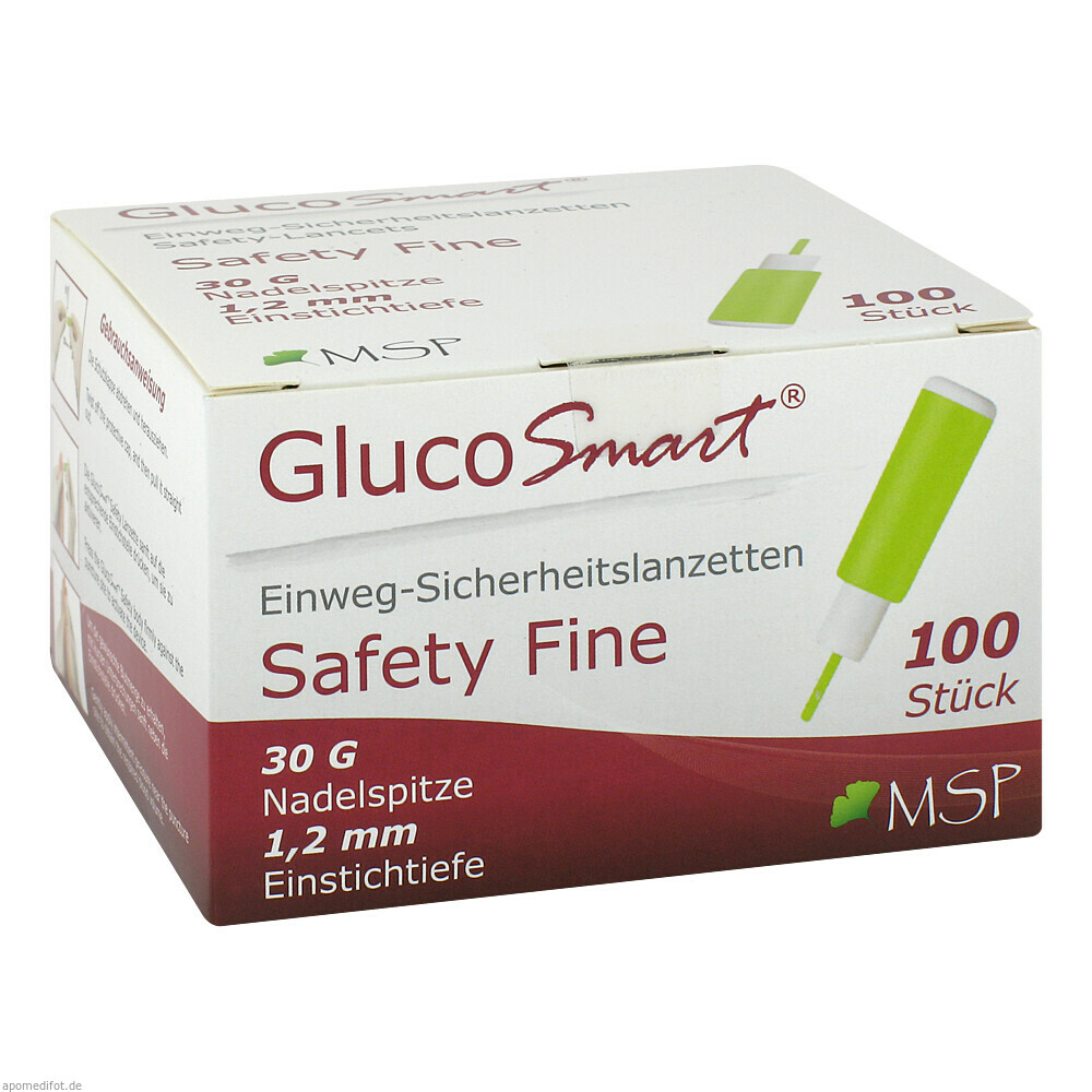 GlucoSmart Safety Fine Sicherheitslanzetten
