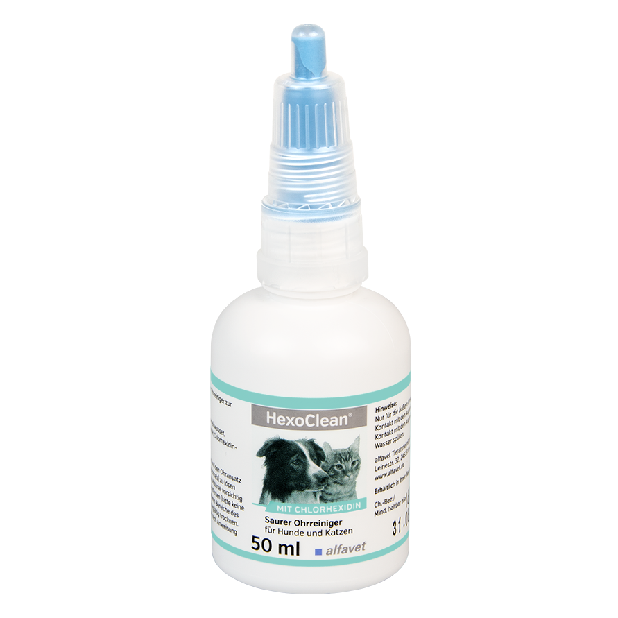 HEXOCLEAN Saurer Ohrreiniger für Hunde und Katzen