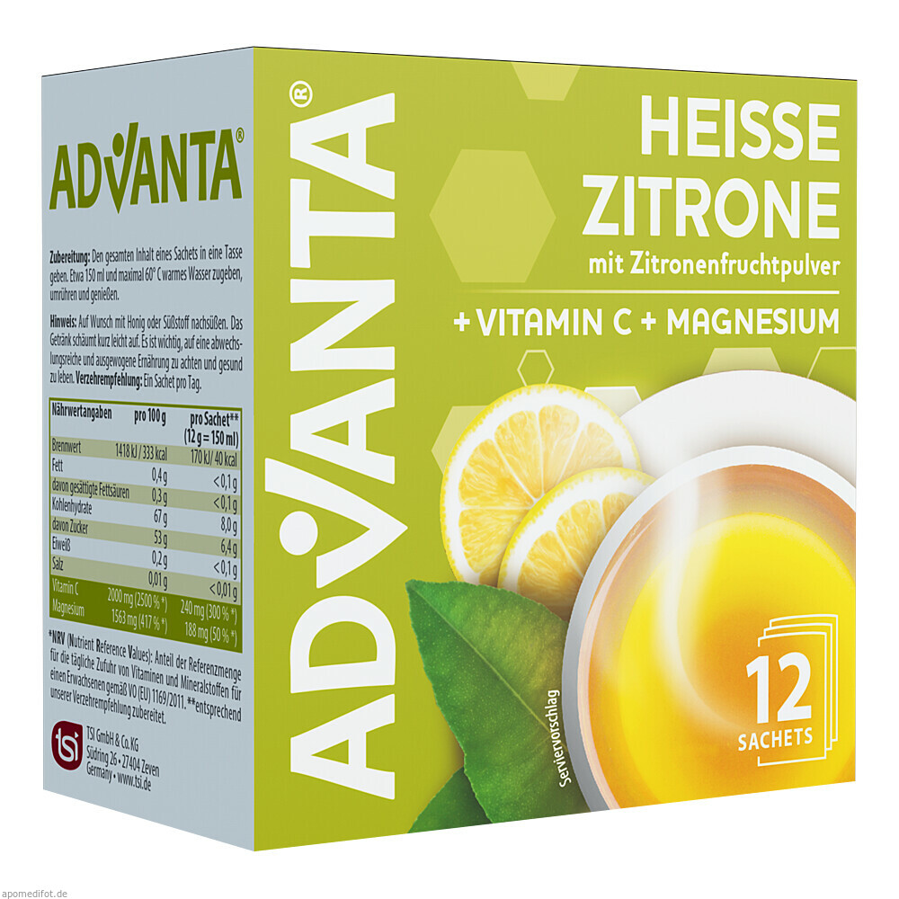 ADVANTA Heiße Zitrone Magnesium