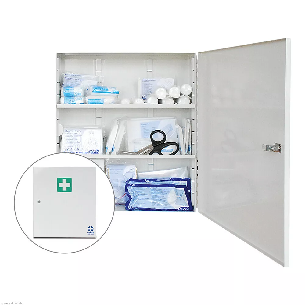 Metall-Verbandschrank B Inhalt DIN 13169